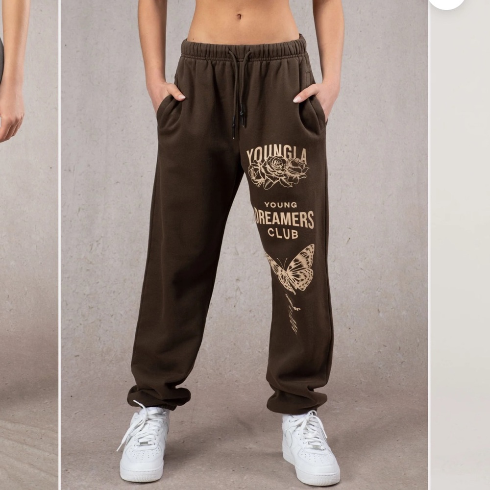 YoungLA Brown Joggers